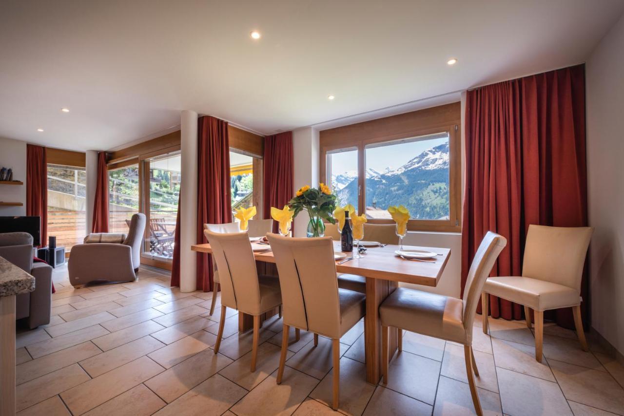 Apartament Chalet Am Acher 3 Wengen Zewnętrze zdjęcie