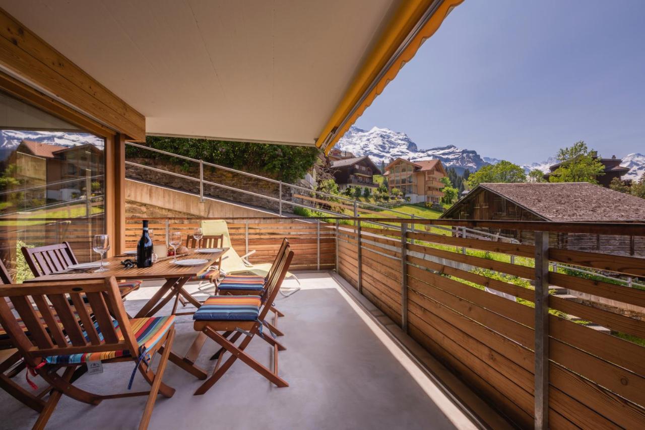 Apartament Chalet Am Acher 3 Wengen Zewnętrze zdjęcie