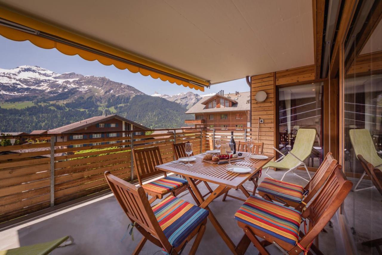 Apartament Chalet Am Acher 3 Wengen Zewnętrze zdjęcie